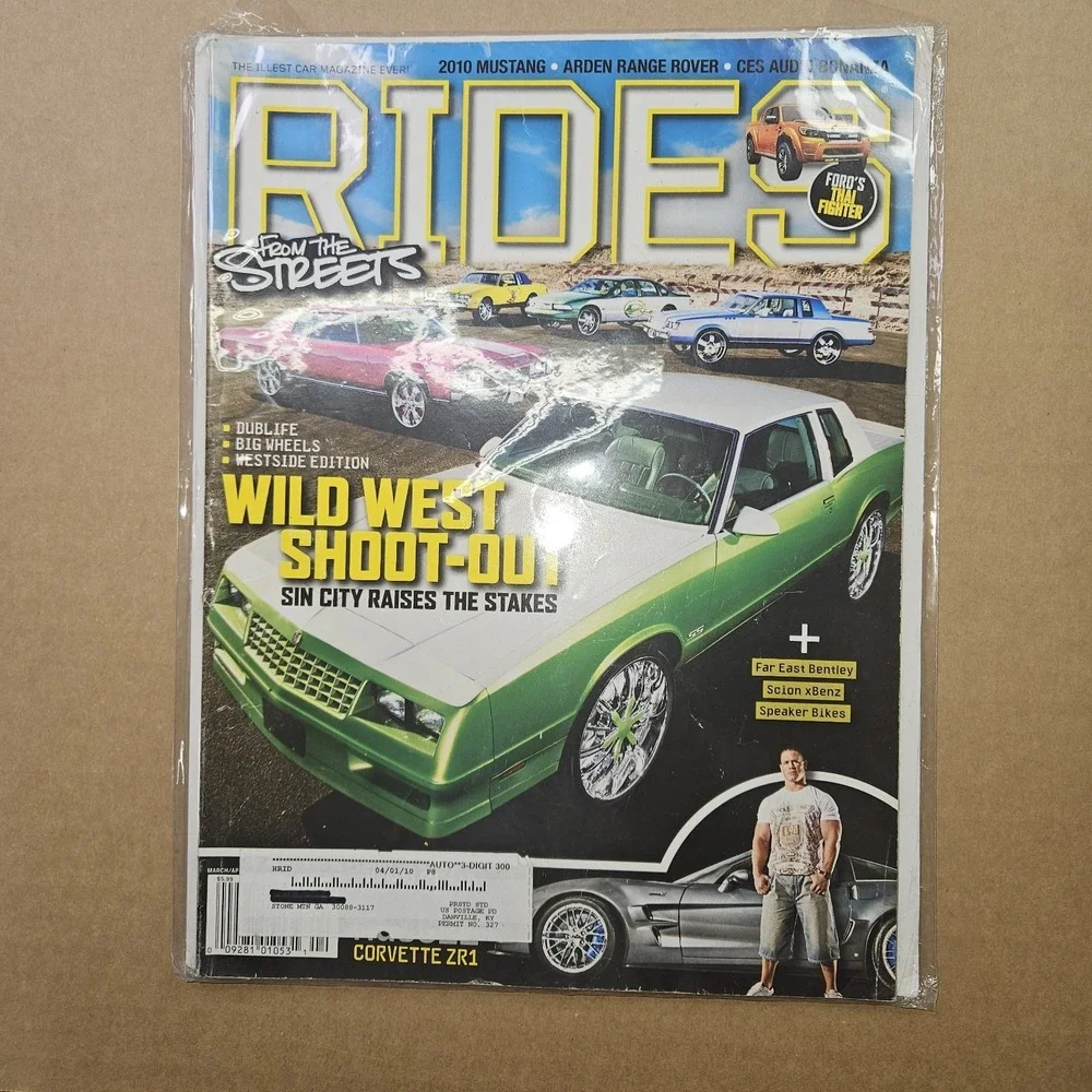 Lot of 9 RIDES Magazines (2008-2012) Donk Box & Bubble Flo Rida Trick Daddy